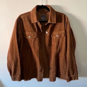 Primark Brown Corduroy Denim Jacket